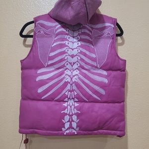 East side outerwer puffed leather vest